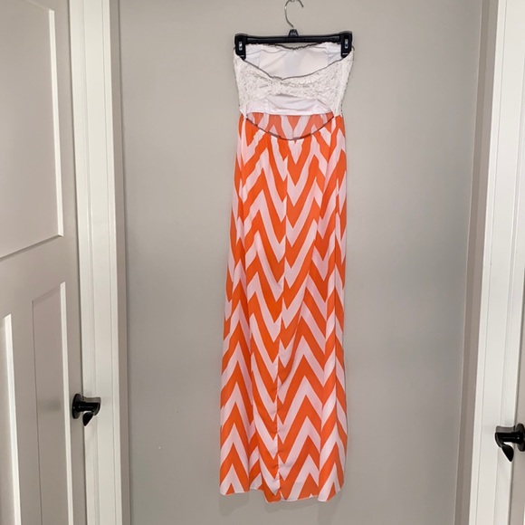 strapless open back dress ALENA One Shoulder Midi Dress
